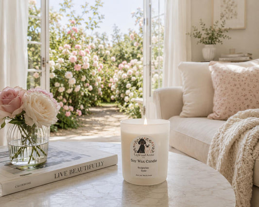 Bulgarian Rose Soy Wax Candle - 440ml