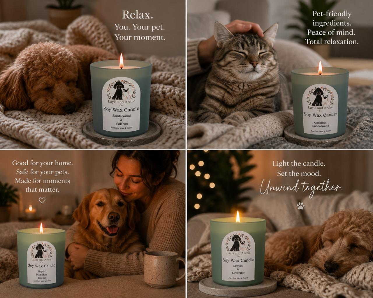 Chai Latte Soy Wax Candle - 440ml
