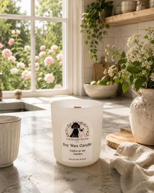 Coffee in the Garden Soy Wax Candle - 440ml