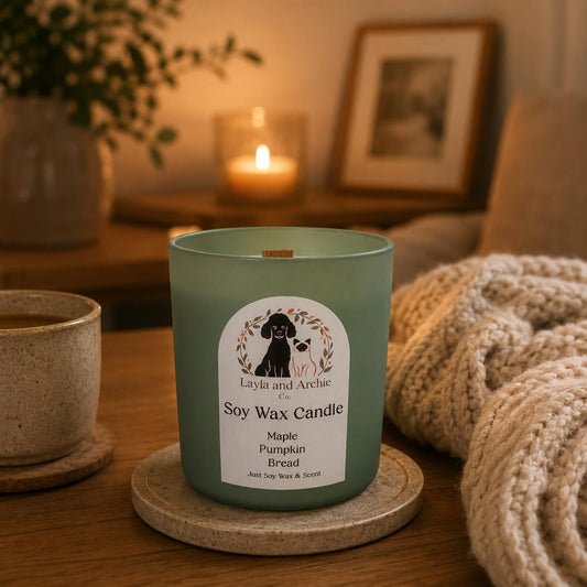Maple Pumpkin Bread Soy Wax Candle - 440ml