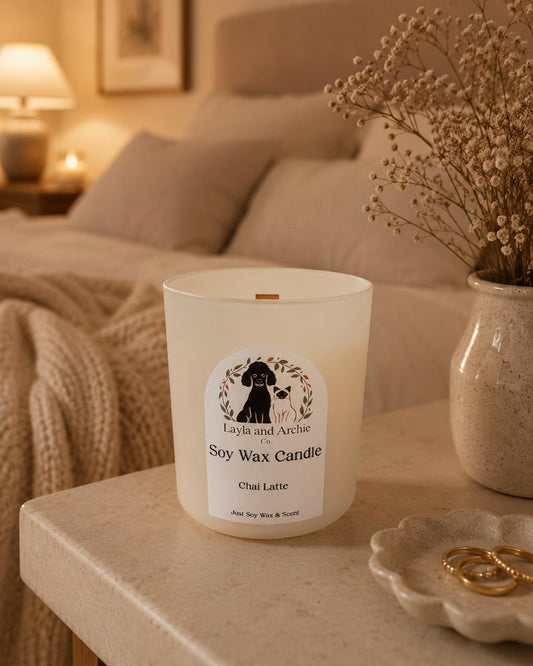 Chai Latte Soy Wax Candle - 440ml